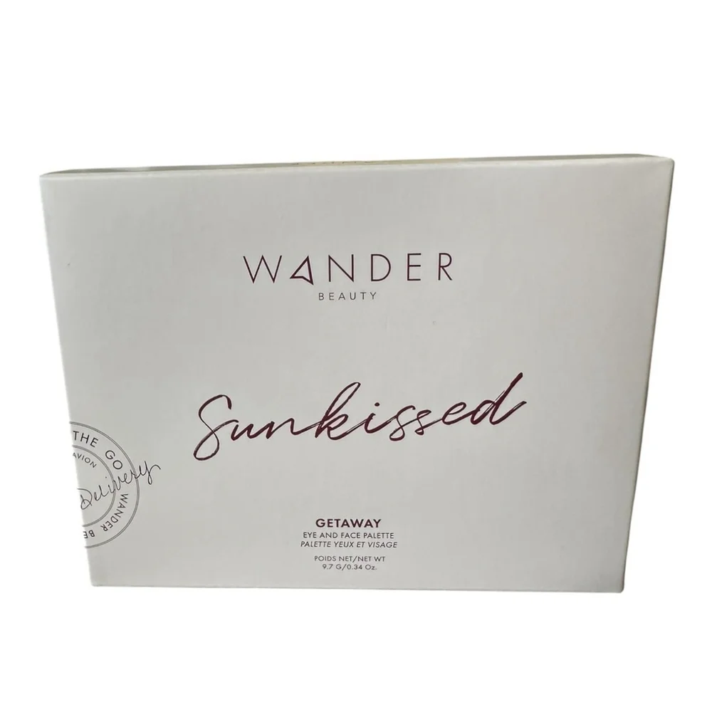 Wander Beauty Getaway Eye & Face Palette Sunkissed New In Box Retail $42